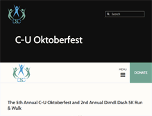 Tablet Screenshot of cuoktoberfest.org